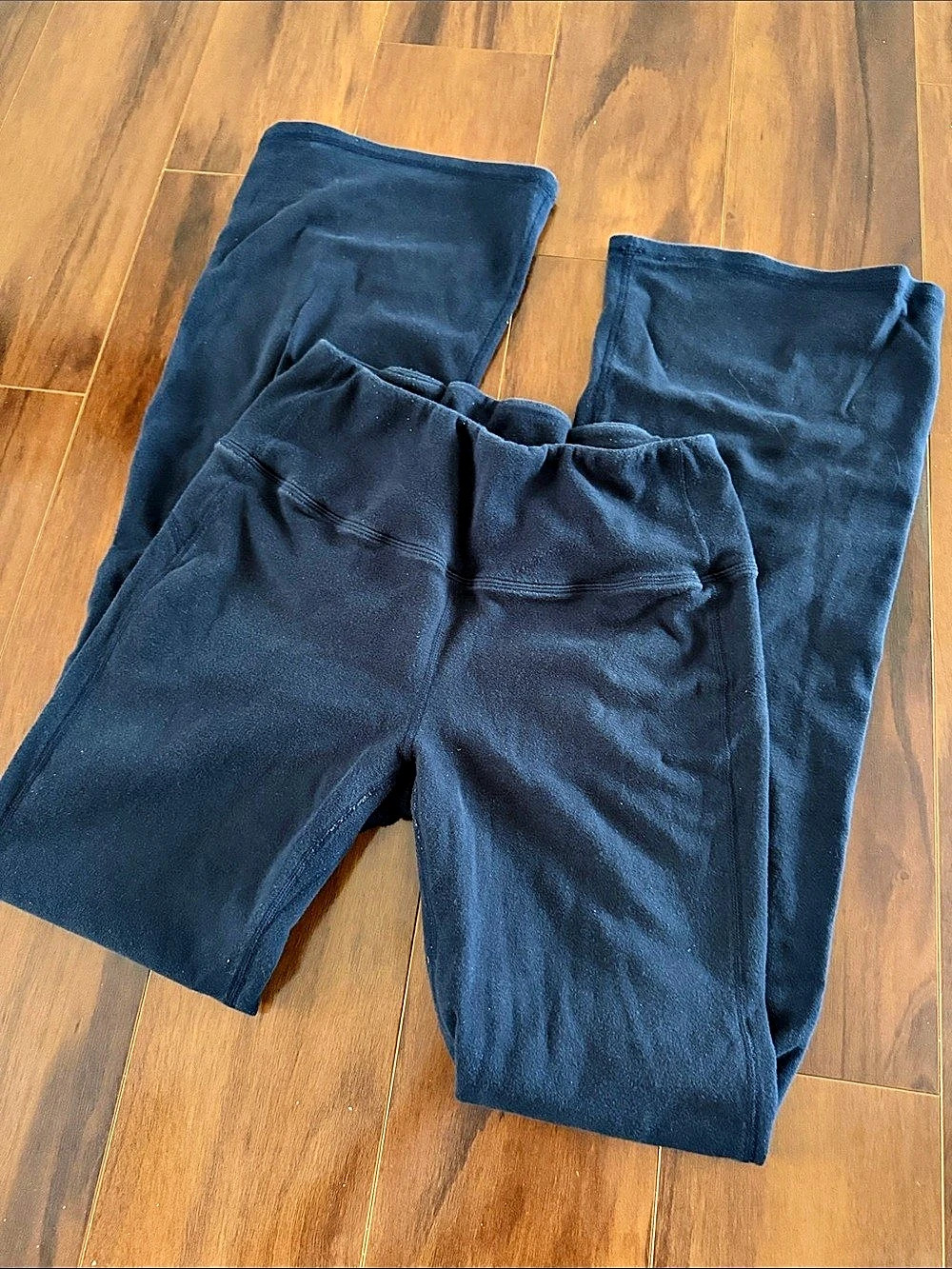 LAYERE Organic Cotton Flare Leggings Women's navy size medium